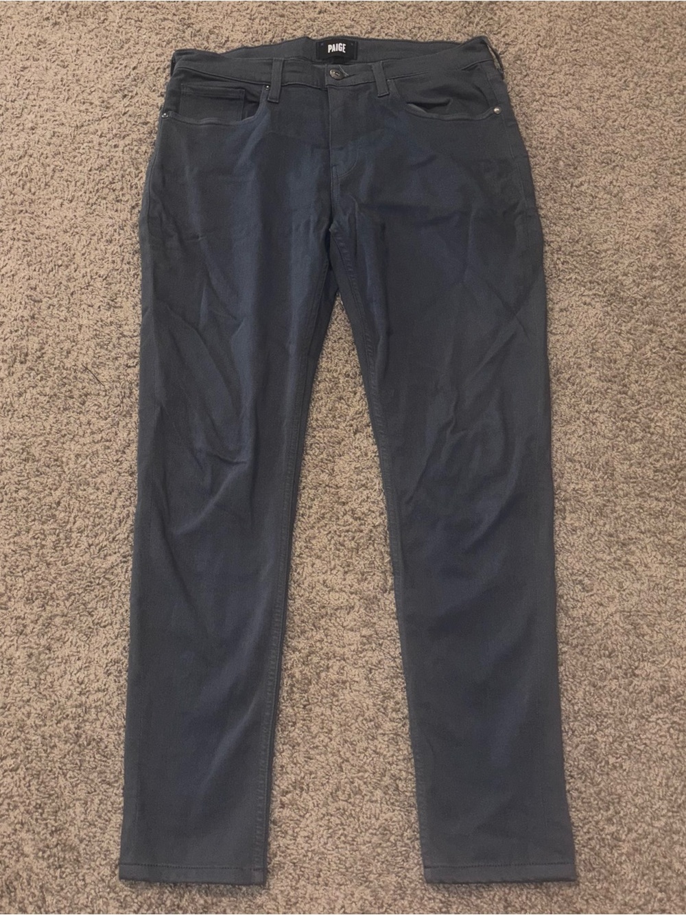 Paige Federal straight leg pewter stone pants Size 32